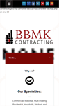 Mobile Screenshot of bbmkcontracting.com